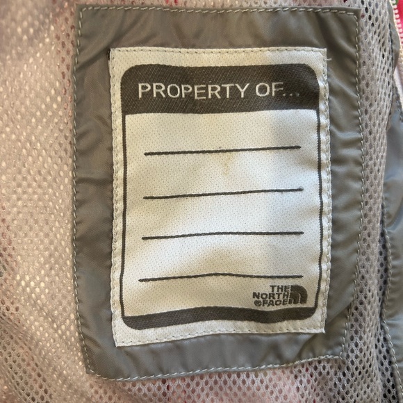 Northface Girls Pink Polka Dot Rain Jacket, XXS. - Picture 11 of 14